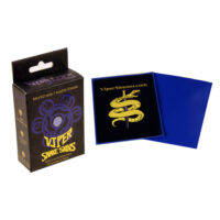 Viper Snakeskins standard size matte blue TCG card sleeves