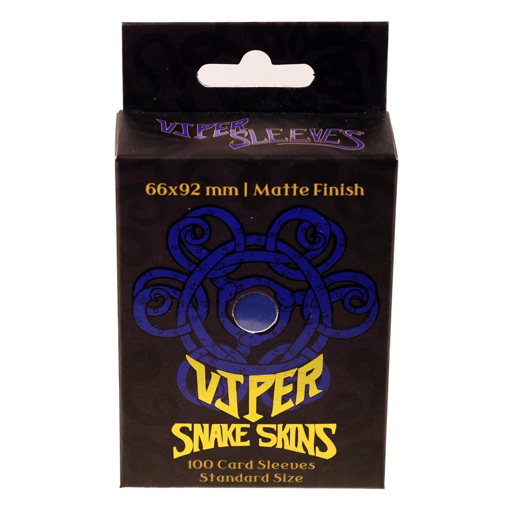 Snakeskins Blue TCG Sleeves (Case of 10 Packs) - Image 4