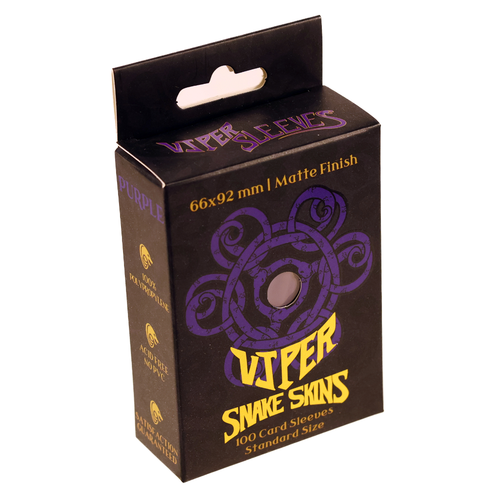 Snakeskins Purple TCG Sleeves (Case of 10 Packs) - Image 3