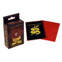 Viper Snakeskins standard size matte red TCG card sleeves