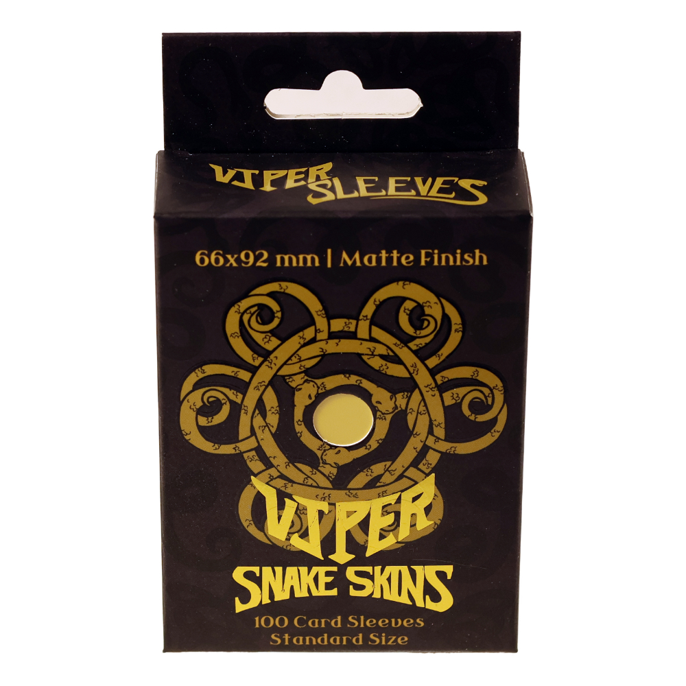 Snakeskins Yellow TCG Sleeves (Case of 10 Packs) - Image 4