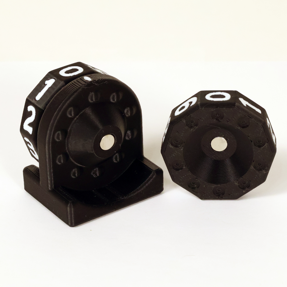 Viper Sleeves Logo Life Counter Black Body with White Numbers - Image 3