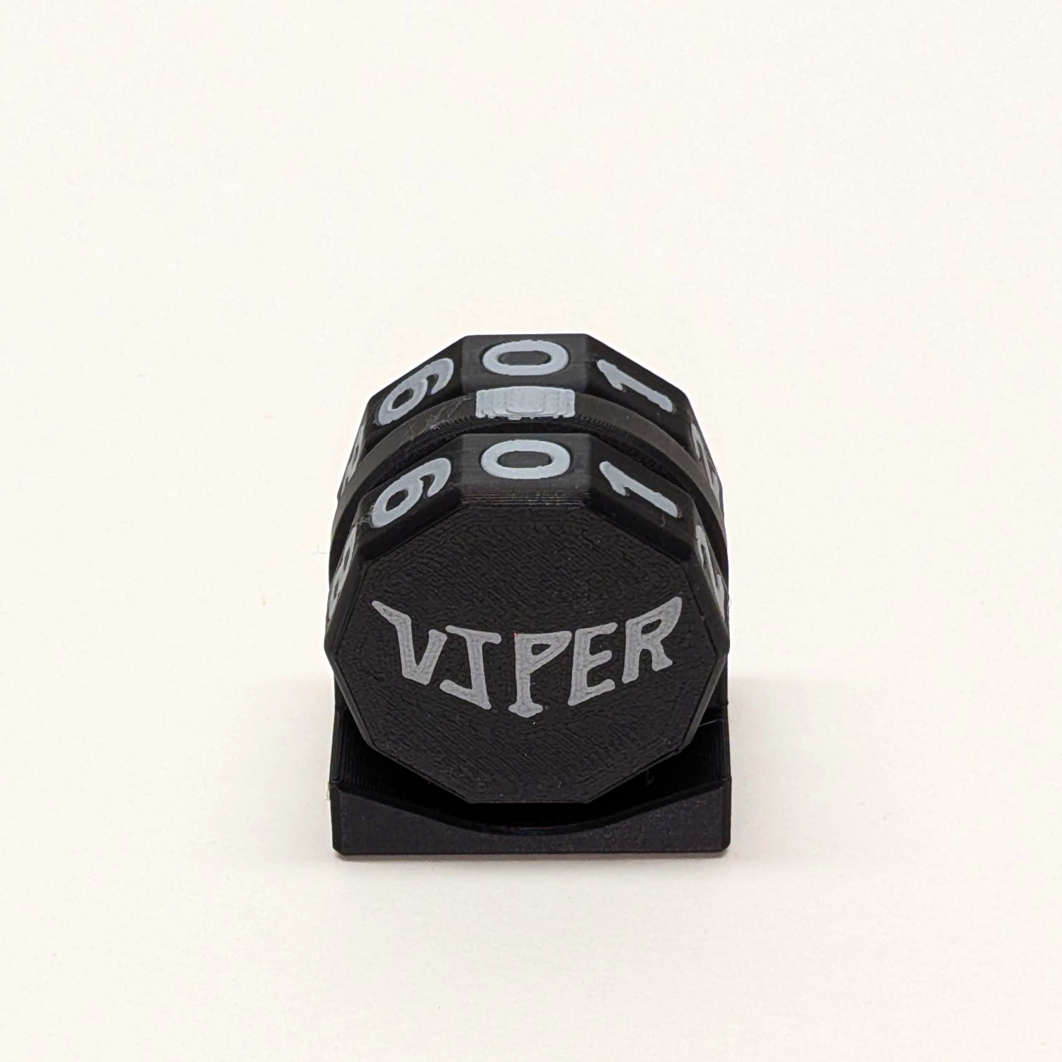 Gray Viper Life Counter with magnetic two-wheel design for TCG games