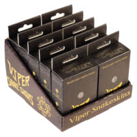 Snakeskins Black TCG Sleeves (Case of 10 Packs)