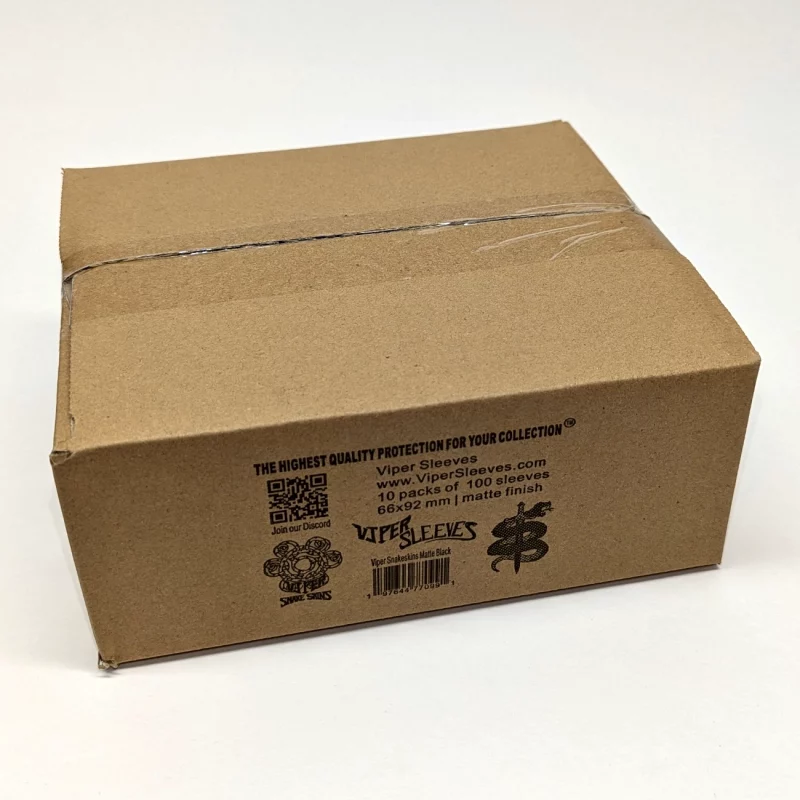 Snakeskins Black TCG Sleeves (Case of 10 Packs) - Image 5