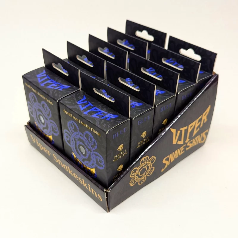 Snakeskins Blue TCG Sleeves (Case of 10 Packs) - Image 4
