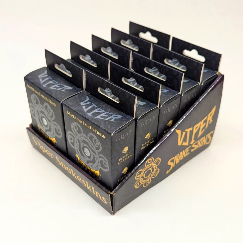 Snakeskins Gray TCG Sleeves (Case of 10 Packs) - Image 3