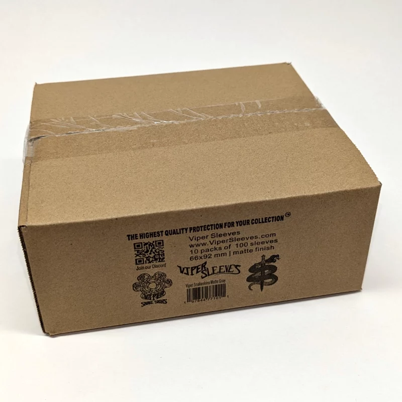 Snakeskins Gray TCG Sleeves (Case of 10 Packs) - Image 6