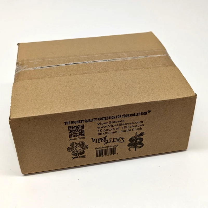 Snakeskins Orange TCG Sleeves (Case of 10 Packs) - Image 6