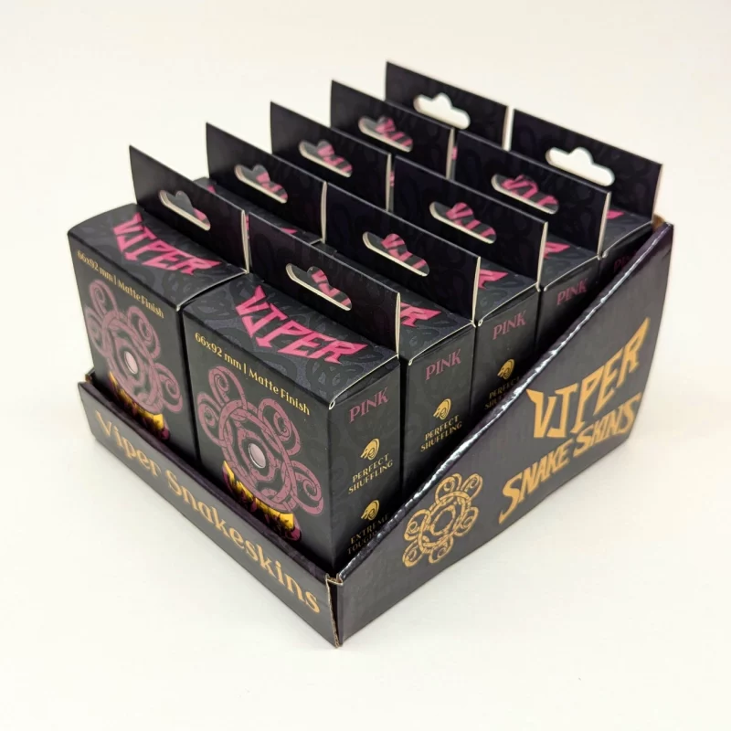 Snakeskins Pink TCG Sleeves (Case of 10 Packs) - Image 3