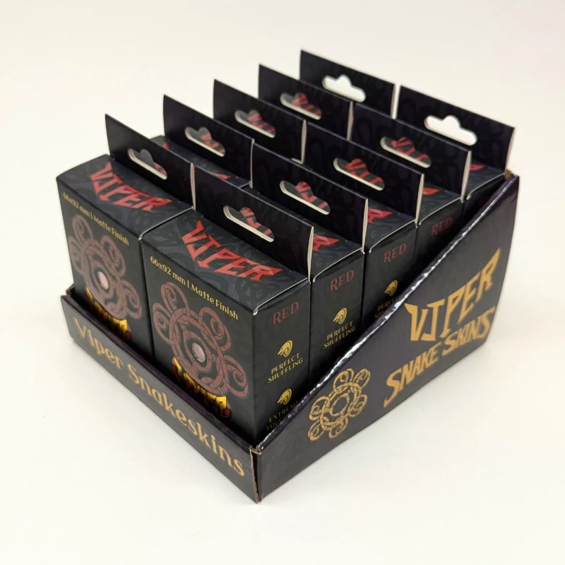 Snakeskins Red TCG Sleeves (Case of 10 Packs) - Image 4