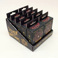 Case of red tcg sleeves - Viper Snakeskins.