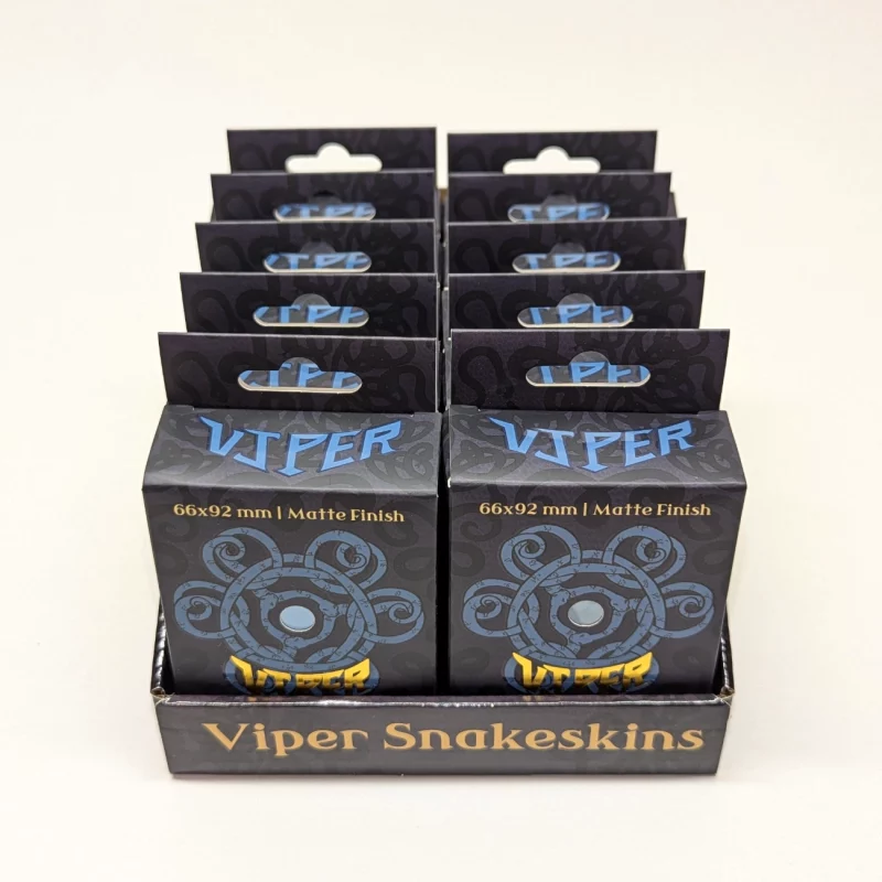 Snakeskins Teal TCG Sleeves (Case of 10 Packs) - Image 4