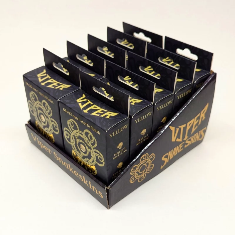 Snakeskins Yellow TCG Sleeves (Case of 10 Packs) - Image 3