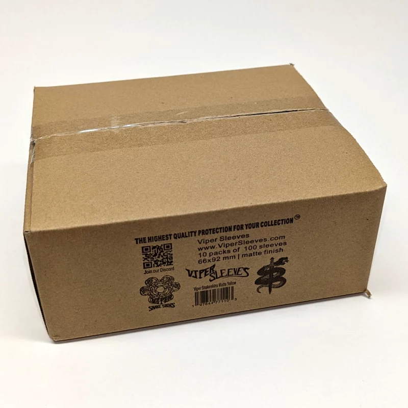 Snakeskins Yellow TCG Sleeves (Case of 10 Packs) - Image 6