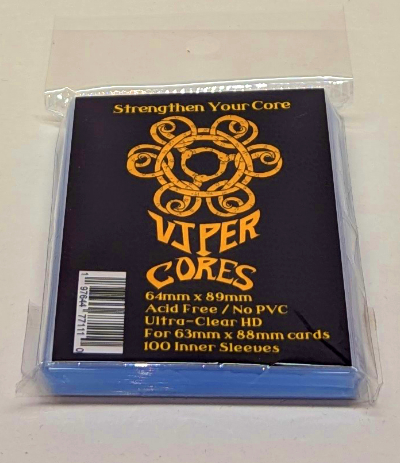 Viper Blue Double Sleeve Kit  Snakeskins & Cores TCG Card Sleeves (200  Sleeves)  Viper Sleeves