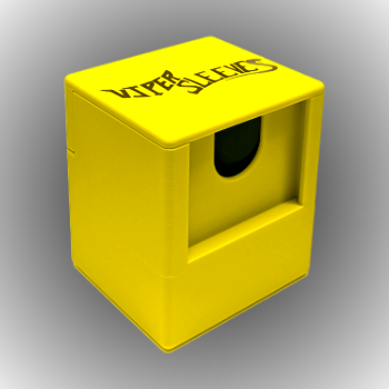 Yellow Viper Crucible Deck Box with dice tray and commander slot
