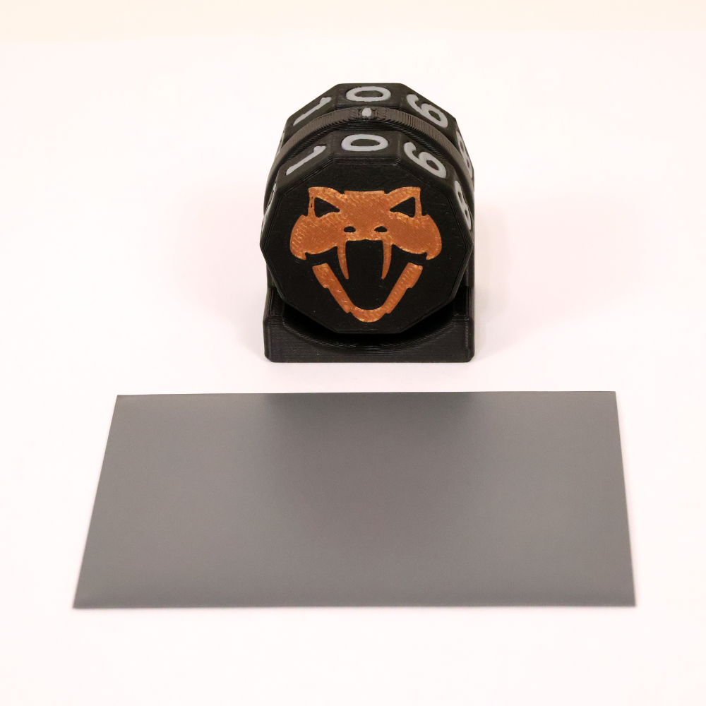 Copperhead Life Counter – Black with Gray Numbers - Image 3