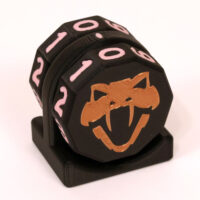Copperhead Life Counter – Black with Pink Numbers