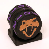 Copperhead Life Counter – Black with Purple Numbers