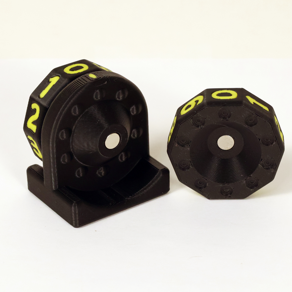 Copperhead Life Counter – Black with Yellow Numbers - Image 2