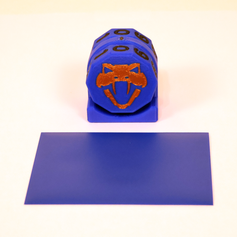 Copperhead Life Counter – Blue with Black Numbers - Image 3
