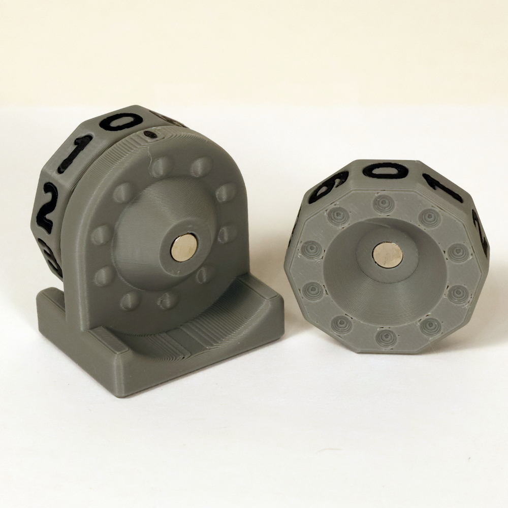 Copperhead Life Counter – Gray with Black Numbers - Image 2