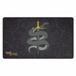 Viper Sleeves TCG Playmat – Gray Snake & Sword Design