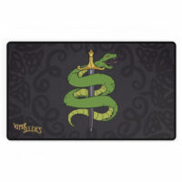 Viper Sleeves TCG Playmat – Lime Snake & Sword Design
