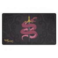 Viper Sleeves TCG Playmat – Pink Snake & Sword Design