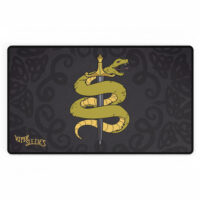Viper Sleeves TCG Playmat – Yellow Snake & Sword Design