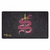 Viper Sleeves TCG Playmat – Pink Snake & Sword Design
