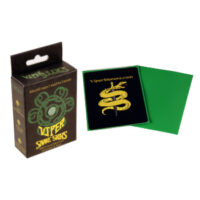 Viper Snakeskins standard size matte green TCG card sleeves