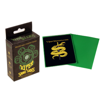 Buy Online • Green TCG Card Sleeves – Viper Snakeskins (100