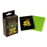 Viper Snakeskins standard size matte lime TCG card sleeves