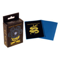 Viper Snakeskins standard size matte teal TCG card sleeves