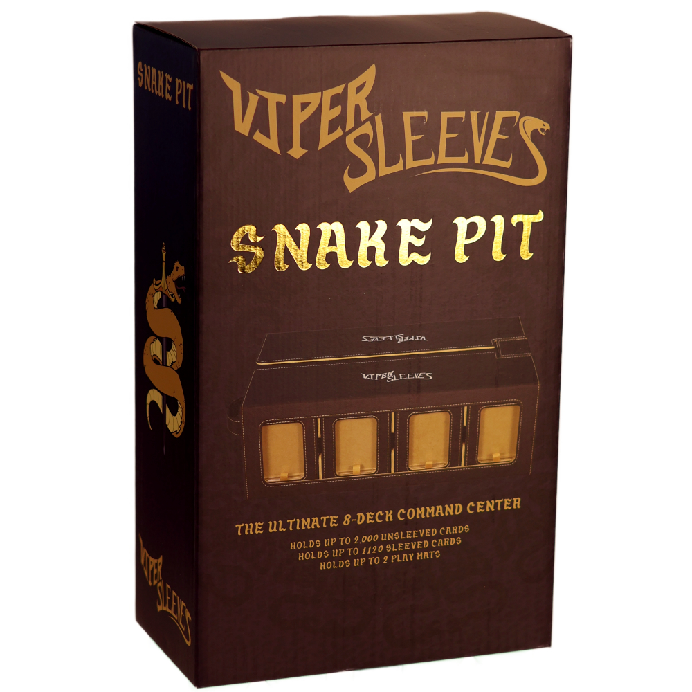 Snake Pit Deck Box Command Center for 8 Decks and 2 Play Mats