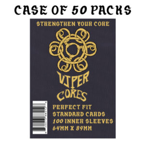 Case of 50 packs of Cores Inner Sleeves by Viper Sleeves