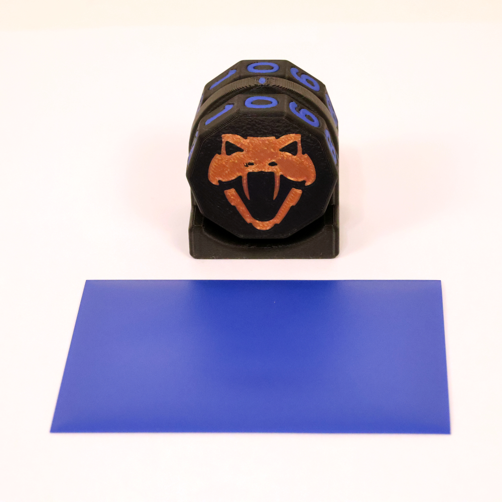 Copperhead Life Counter – Black with Blue Numbers - Image 3