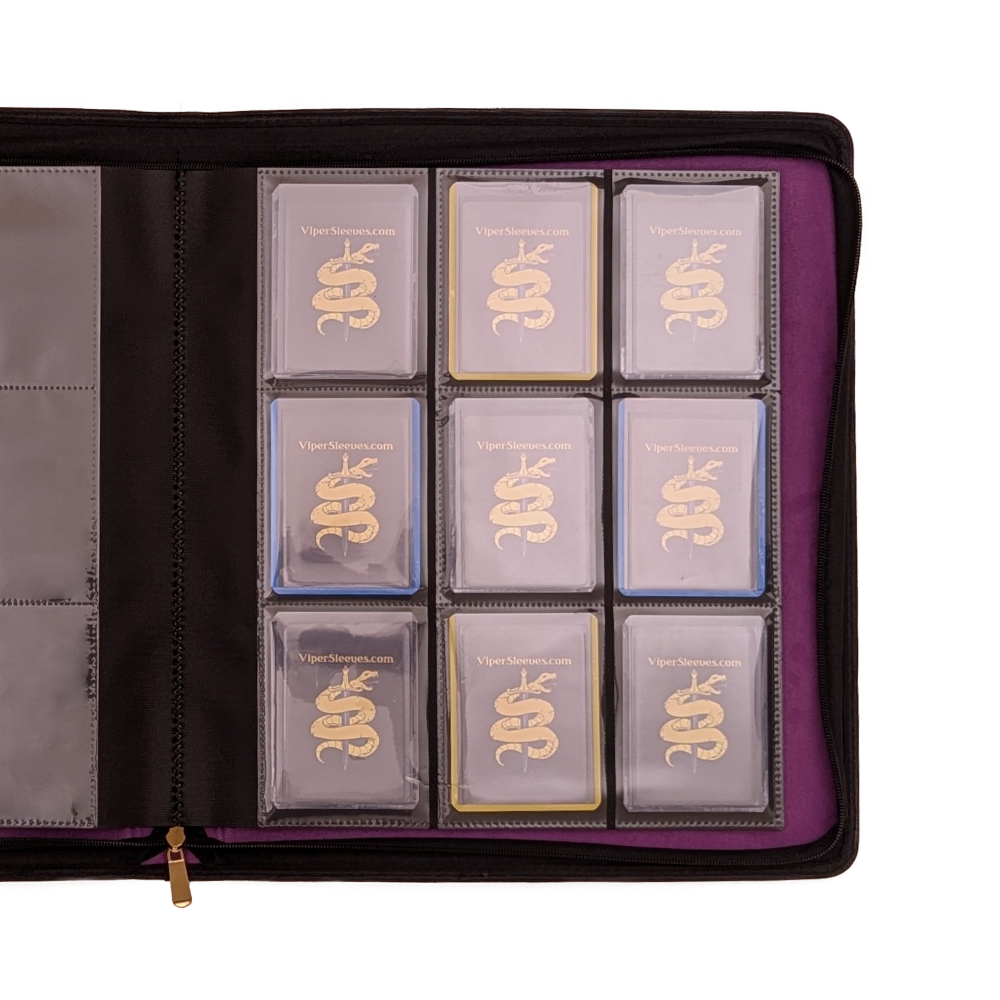 Shadow Purple Viper Toploader Binder – 9-Pocket - Image 6