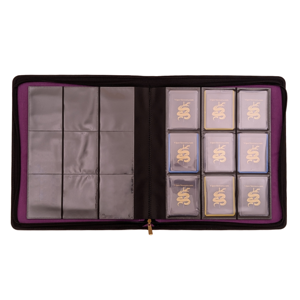 Shadow Purple Viper Toploader Binder – 9-Pocket - Image 5