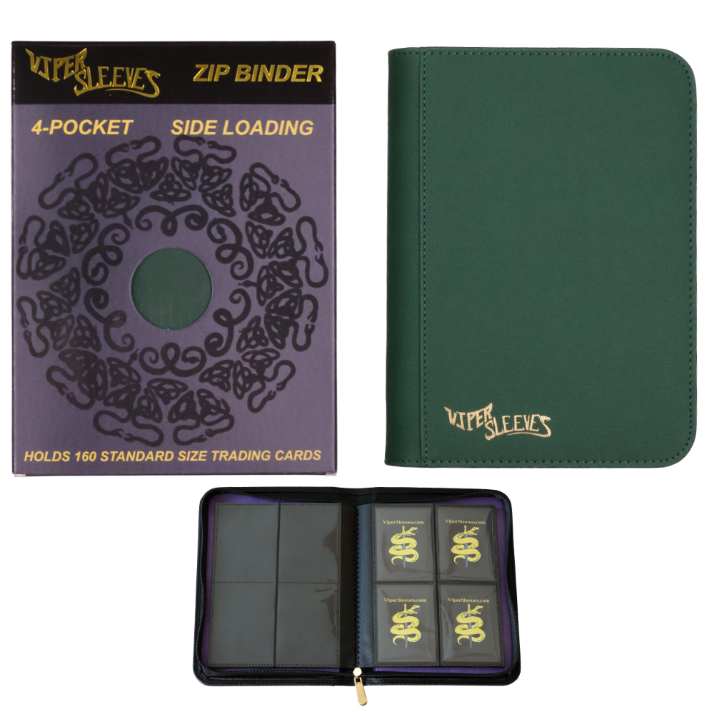 4 pocket standard Binder Collage green