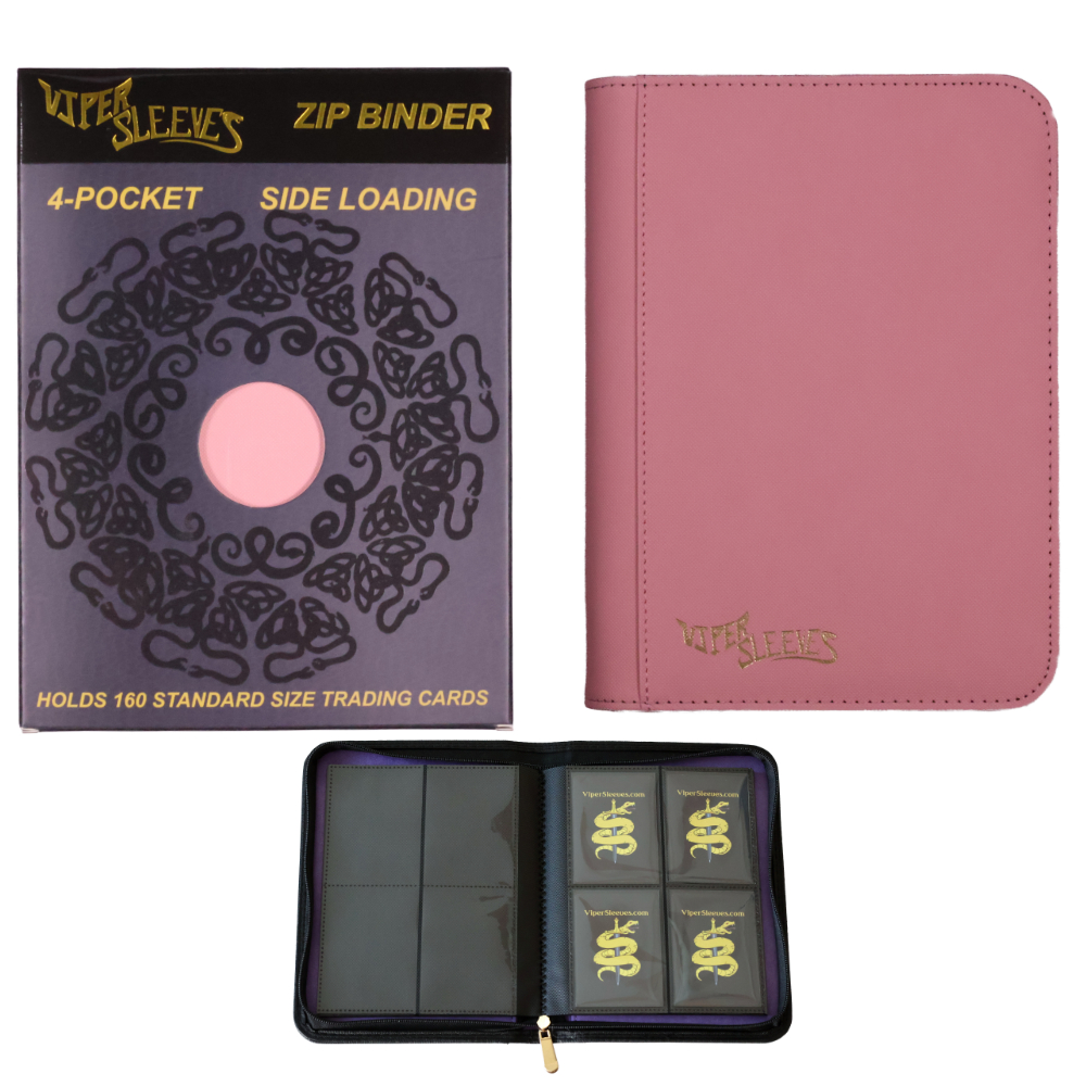 4 pocket standard Binder Collage pink