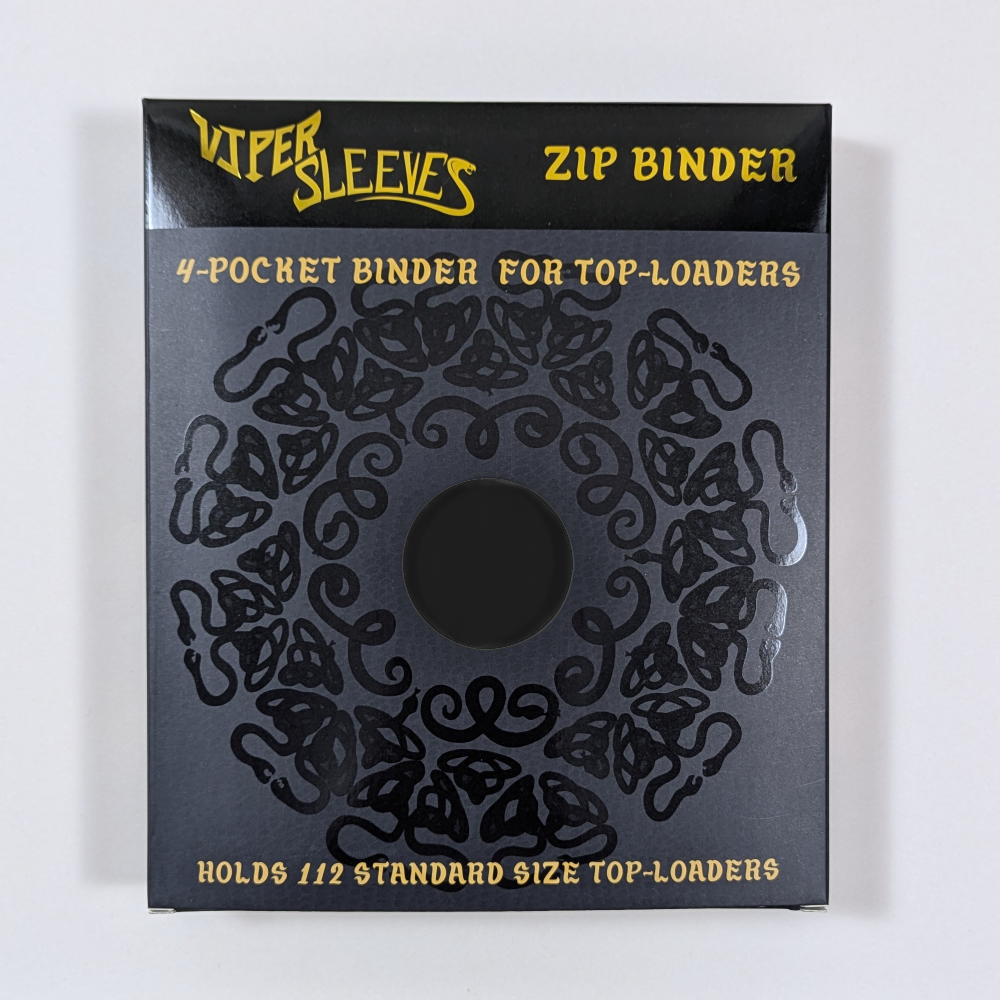 Onyx Black Viper Toploader Binder – 4-Pocket - Image 6