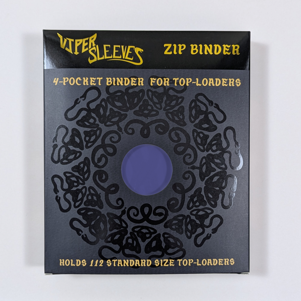 Royal Blue Viper Toploader Binder – 4-Pocket - Image 6