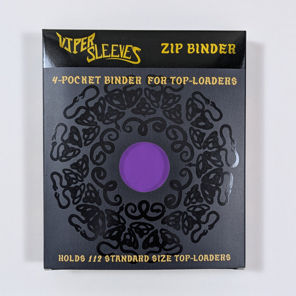 Shadow Purple Viper Toploader Binder – 4-Pocket - Image 6
