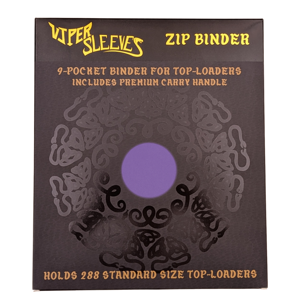 Misty Lavender Viper Toploader Binder – 9-Pocket - Image 4