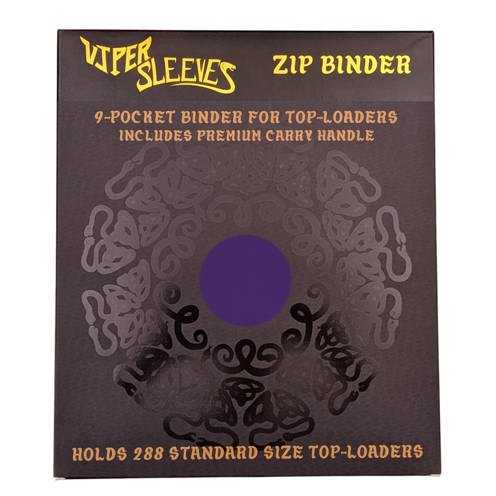 Shadow Purple Viper Toploader Binder – 9-Pocket - Image 4