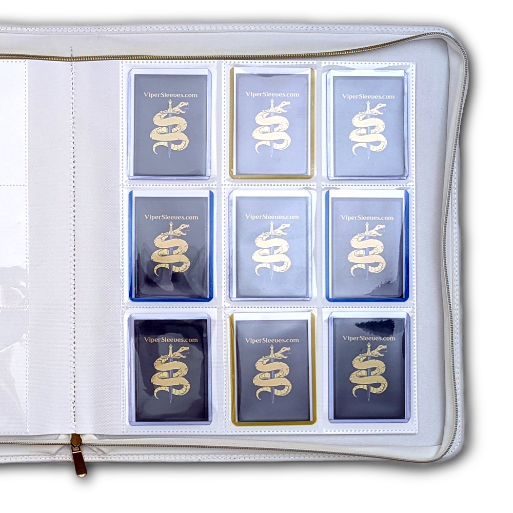 Arctic White Viper Toploader Binder – 9-Pocket - Image 3