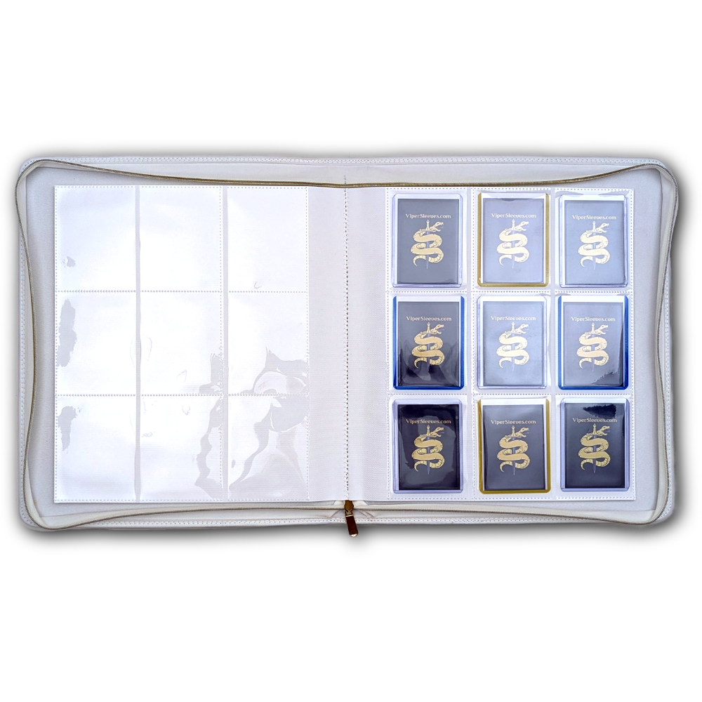 Arctic White Viper Toploader Binder – 9-Pocket - Image 4